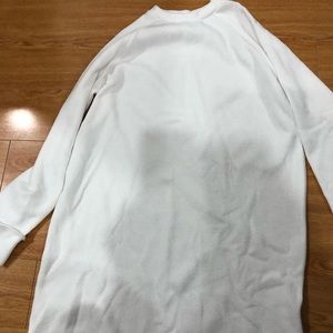 Long sleeve white dress